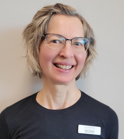 Lois-Chester-Office-Administrator-Evidence-Sport-and-Spine-Evidence-North-Calgary-AB