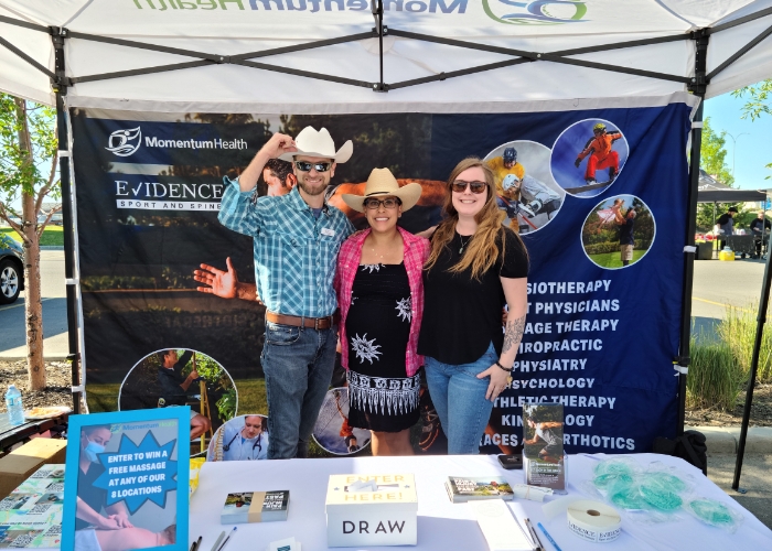 Our-Team-Mahogany-at-Stampede-Momentum-Health-Evidence-Sport-and-Spine-Calgary-AB
